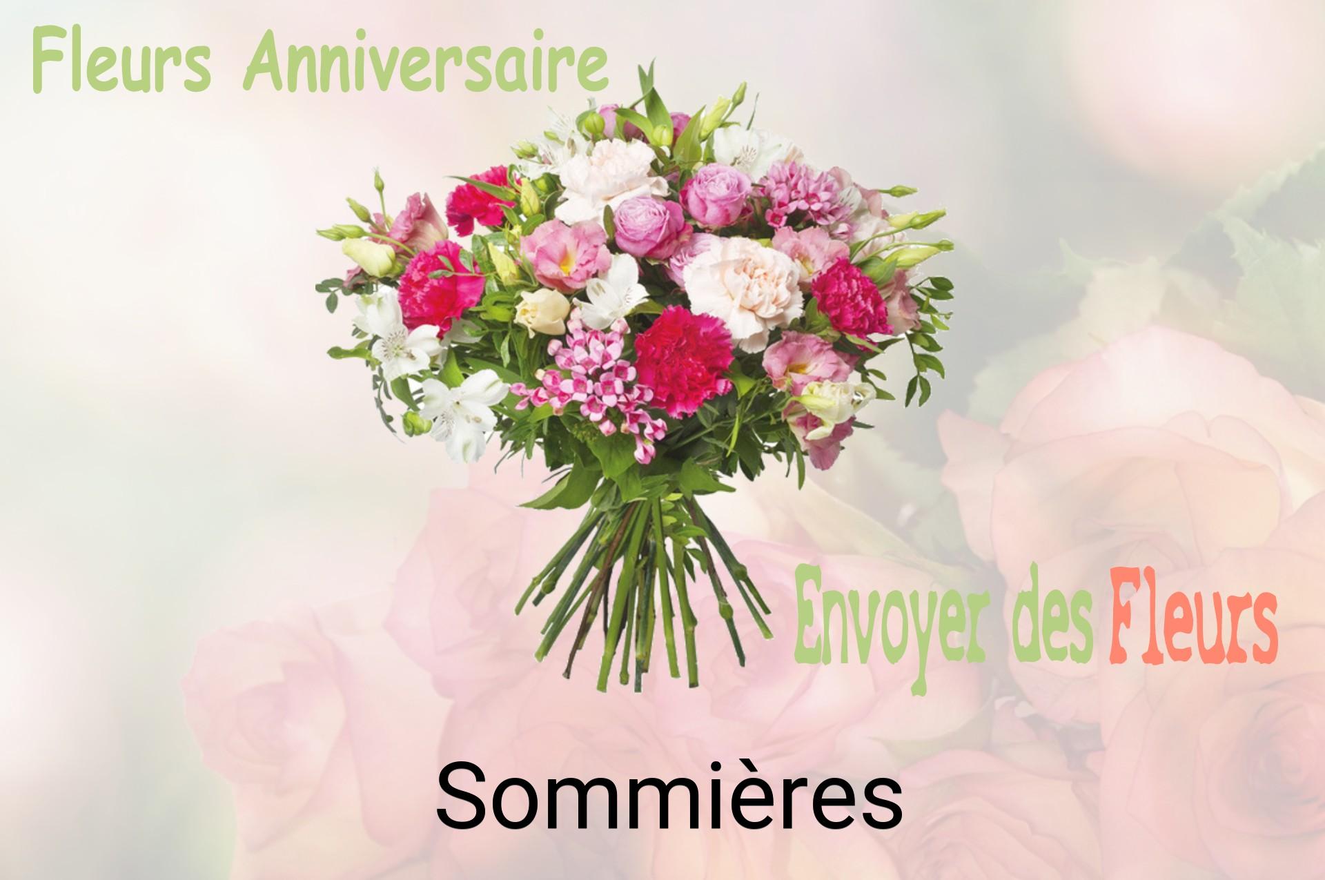 Bouquet de fleurs d’anniversaire livré à Sommières